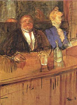  Henri  Toulouse-Lautrec Bar Norge oil painting art